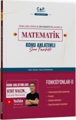 Çap Yayınları YKS TYT AYT Matematik Fonksiyonlar-2 Konu Anlatımlı Soru Fasikülü - Seyit Yalçın Çap Yayınları