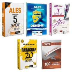 2026 ALES Tamamı Çözümlü Deneme Seti + Paragraf Deneme Süper Set