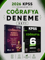 Eğit Akademi 2026 KPSS Coğrafya 23 Deneme & KPSS Coğrafya 6 Deneme EVP Akademi Seti