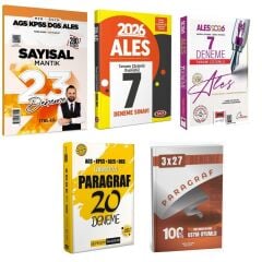 2026 ALES Tamamı Çözümlü Deneme Seti + Paragraf Denem Seti