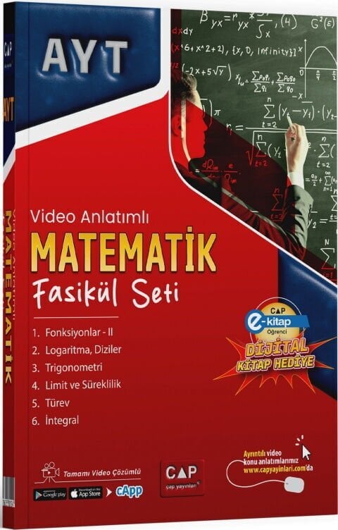 Çap Yayınları YKS AYT Matematik Video Anlatımlı Fasikül Seti Çap Yayınları