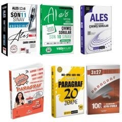 2026 ALES Çıkmış Sorular + Paragraf Çıkmış Sorular ve Paragraf Deneme Seti
