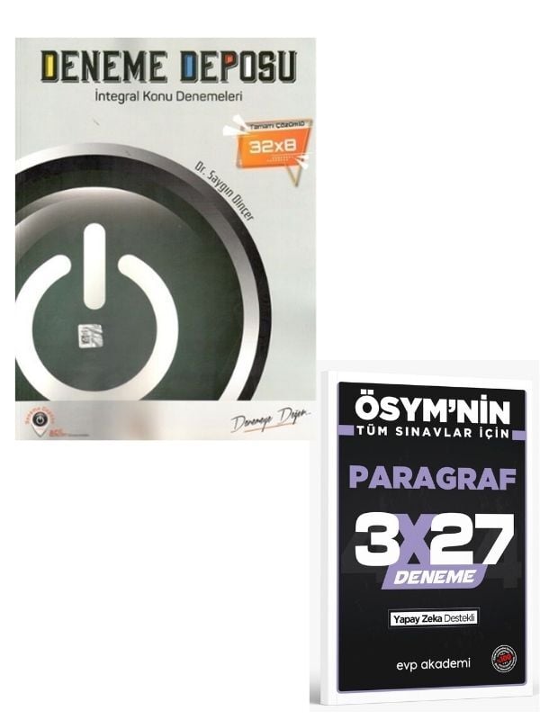 Deneme Deposu 2027 AYT İntegral Konu Denemeleri+ EVP Akademi Paragraf