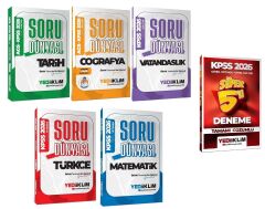 Yediiklim 2026 KPSS Genel Yetenek Genel Kültür Soru Dünyası Soru Bankası + 5 Deneme 6 lı Set Yediiklim Yayınları