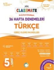 Okyanus Yayınları 5. Sınıf Türkçe Classmate 36 Hafta Denemeleri