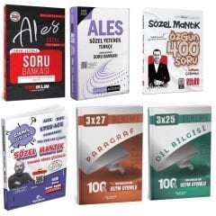 2026 ALES Sözel Yetenek Soru Bankası + Sözel Mantık Çıkmış Soru + Sözel Mantık 400 Soru ve Deneme Seti