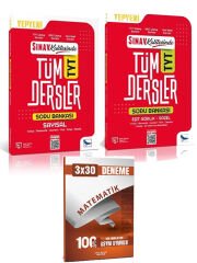 Sınav + Anla Kazan 2025 TYT Sayısal Sözel Eşit Ağırlık Soru Bankası + Matematik Deneme 3 lü Set