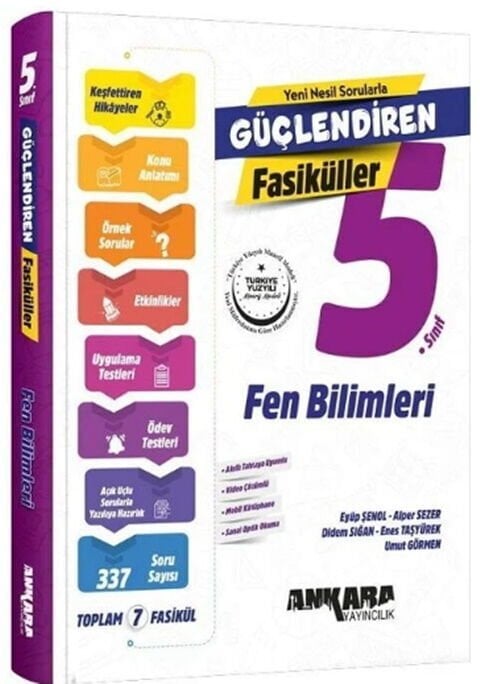 Ankara Yayıncılık 5. Sınıf Fen Bilimleri Güçlendiren Fasiküller Seti