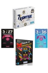 Bilgi Sarmal TYT Kontrol 7 Deneme + Anla Kazan Denemeler + Yanıt 1 TYT 1 AYT Deneme 4 lü Set