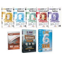 Anla Kazan 2026 LGS 8. Sınıf Tüm Dersler Kamp Konu + Soru + 6lı Deneme 8 li Set