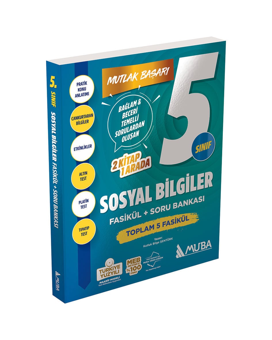 Muba Yayınları MB 5.Sınıf Sosyal Bilgiler Fasikül + Soru Bankası