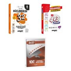 2027 Ankara 8. Sınıf Güçlendiren Paragraf 32 Haftalık Kazanım + Tüm Dersler Deneme + Ankapade 3'lü Set
