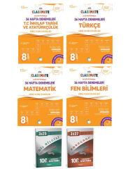 Anla Kazan + Okyanus 2026 LGS 36 Hafta Tüm Dersler + Paragraf Dil Bilgisi Deneme 6 lı Set