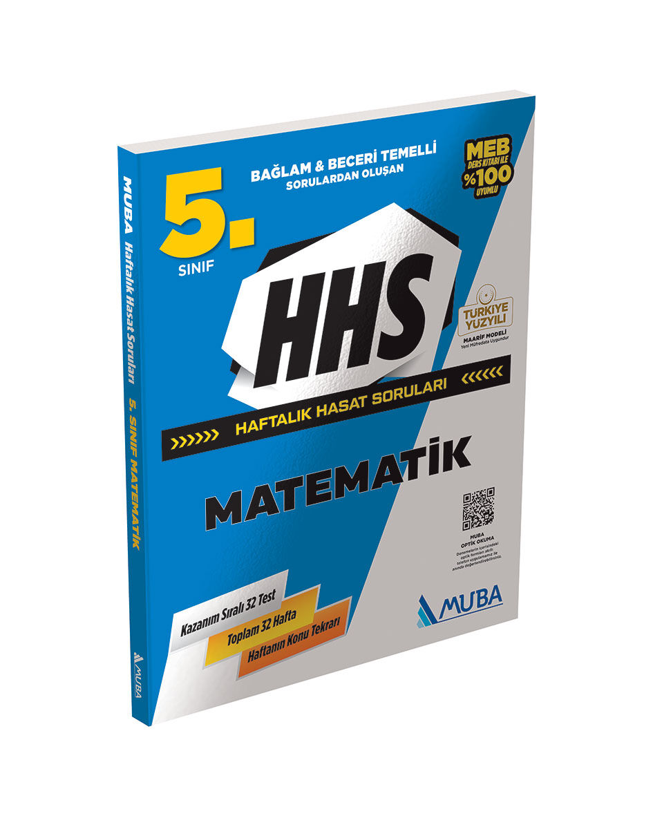 Muba Yayınları 5.Sınıf Matematik Haftalık Hasat Soruları (HHS)