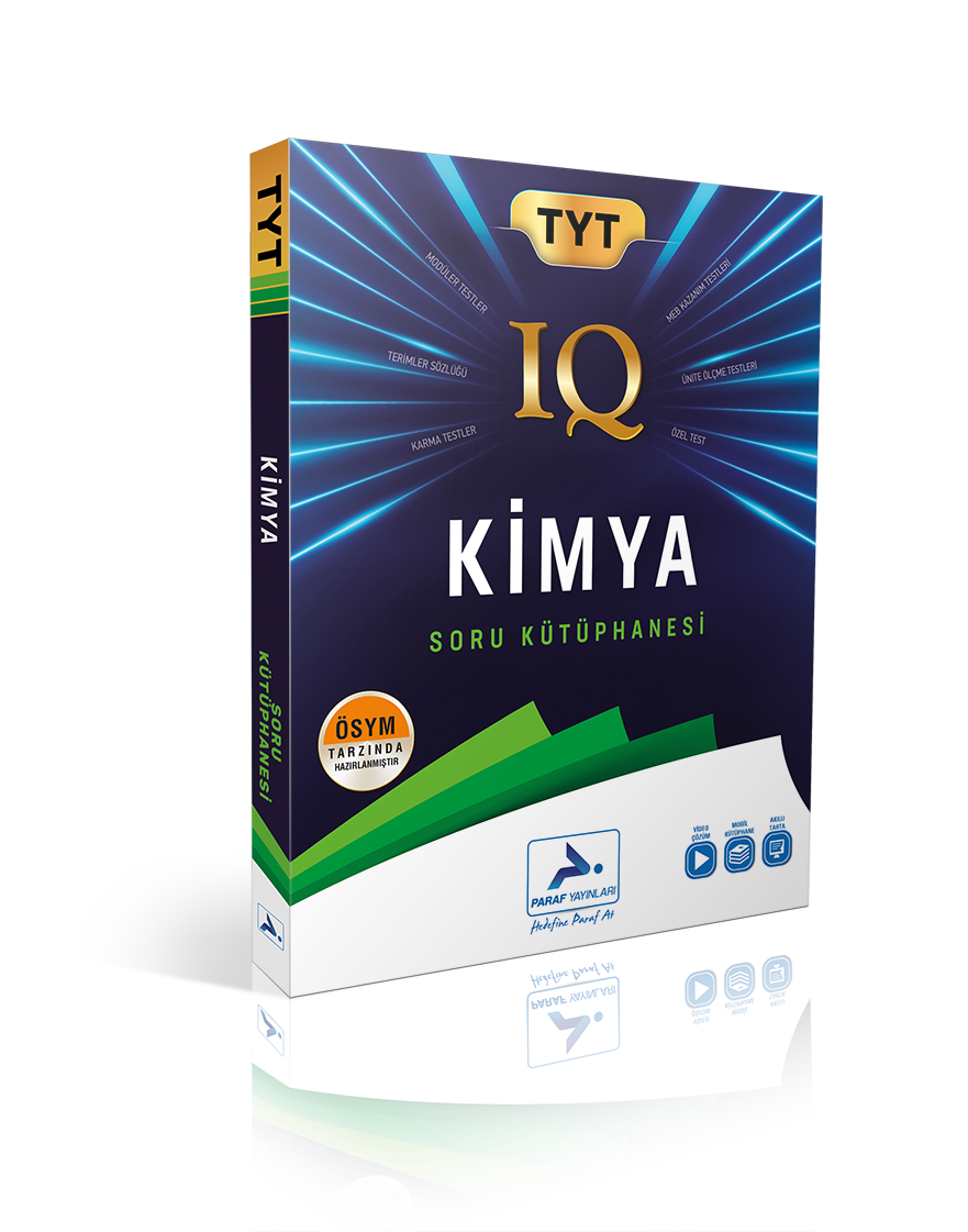 Paraf YKS TYT Kimya IQ Soru Kütüphanesi Paraf Yayınları