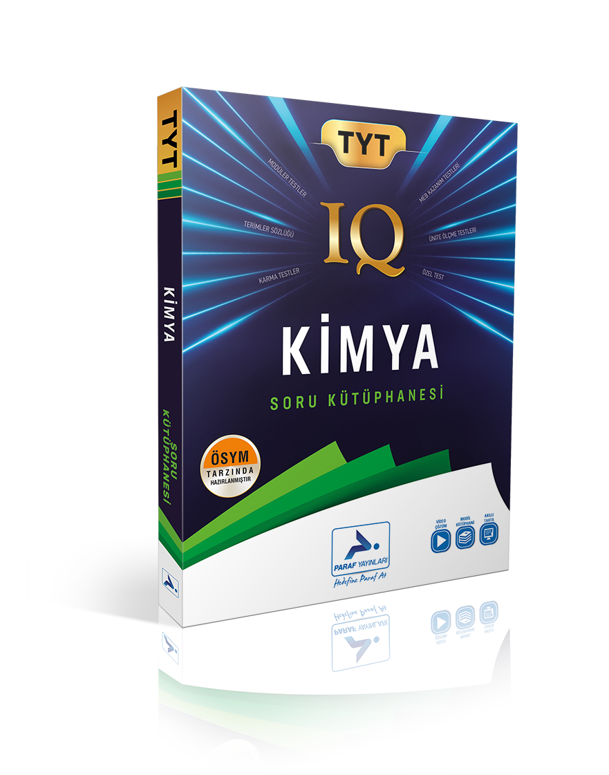 Paraf YKS TYT Kimya IQ Soru Kütüphanesi Paraf Yayınları