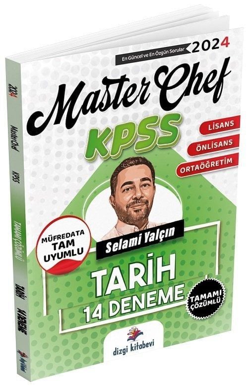 Dizgi Kitap 2024 KPSS Genel Kültür Tarih Master Chef 14 Deneme