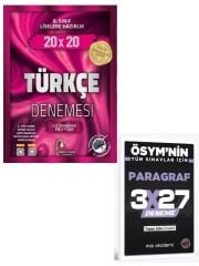 Edebiyat Sokağı 2027  8. Sınıf Türkçe 20 x 20 Deneme+ EVP Akademi Paragraf