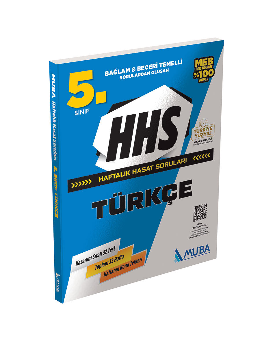 Muba Yayınları 5.Sınıf Türkçe Haftalık Hasat Soruları (HHS)
