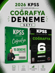 Tonyukuk 2026 KPSS Coğrafya 15 Deneme & KPSS Coğrafya 6 Deneme EVP Akademi Seti