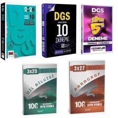 2026 DGS Tamamı Çözümlü 10 Deneme Kazandıran Süper Deneme Seti