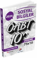 Dizgi Kitap 2024 ÖABT Sosyal Bilgiler 10 lu Deneme