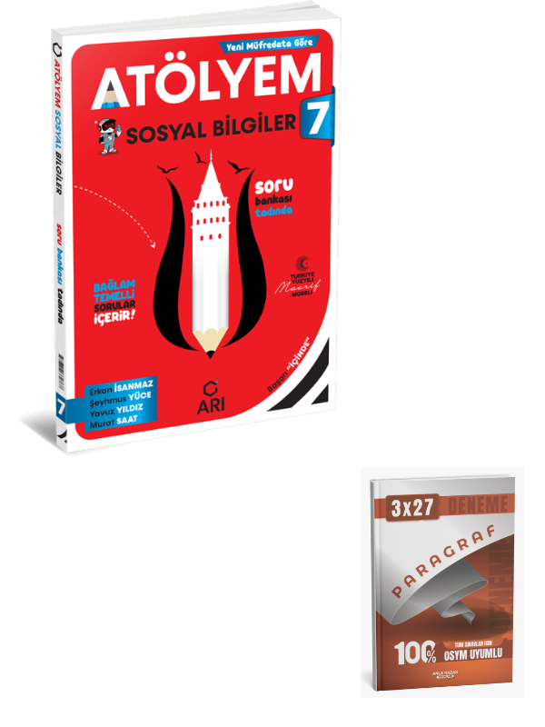 Arı 2027 7. Sınıf Sosyal Bilgiler Atölyem Sosyalimo Güncel Müfredat+ Anla Kazan Paragraf