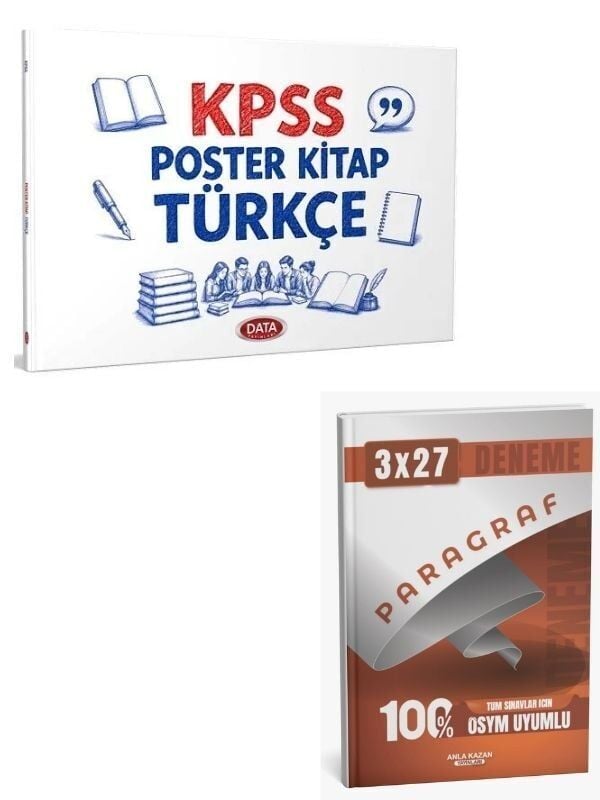Data 2027 KPSS Türkçe Poster Kitap + Anla Kazan Paragraf