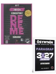 Edebiyat Sokağı 2027  AYT Edebiyat 20 x 24 Deneme Sınavı+ EVP Akademi Paragraf