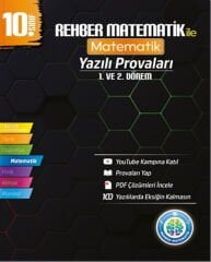 Rehber Matematik 10. Sınıf Matematik Yazılı Provaları 1. ve 2. Dönem Rehber Matematik