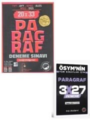 Edebiyat Sokağı 2027  TYT AYT KPSS ALES MSÜ DGS Paragraf 20 x 33 Deneme Sınavı+ EVP Akademi Paragraf
