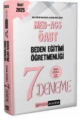 Pegem 2025 ÖABT MEB-AGS Beden Eğitimi Öğretmenliği 7 Deneme Çözümlü Pegem Yayınları