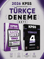 Yönerge 2026 KPSS Türkçe Deneme & KPSS Türkçe 4 Deneme EVP Akademi Seti