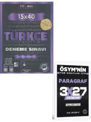 Edebiyat Sokağı 2027 TYT Türkçe 15 x 40 Deneme Sınavı+ EVP Akademi Paragraf