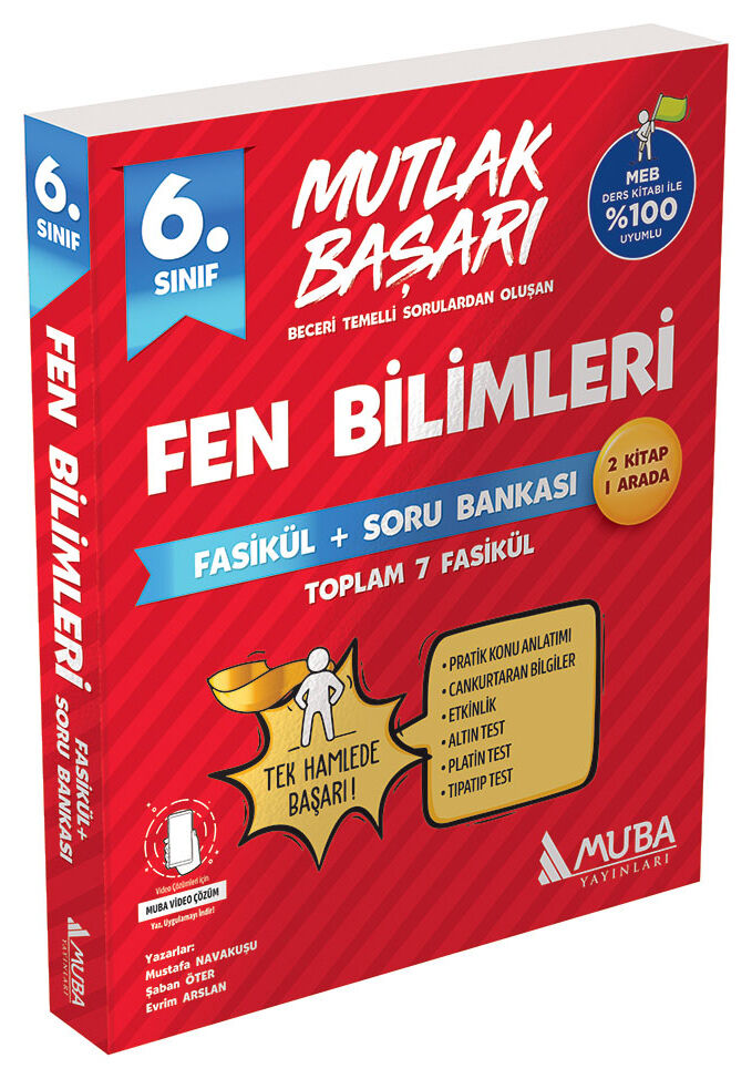 Muba Yayınları 6. Sınıf Fen Bilimleri Fasikül Soru Bankası