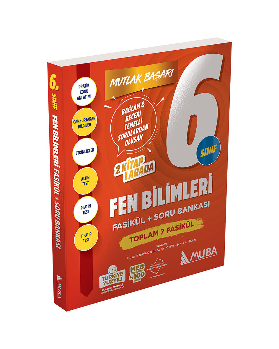 Muba Yayınları MB 6.Sınıf Fen Bilimleri Fasikül + Soru Bankası