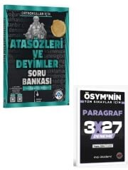 Edebiyat Sokağı 2027 5. 6. 7. 8. Sınıf Atasözleri ve Deyimler Soru Bankası+ EVP Akademi Paragraf