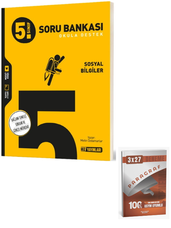 Hız 2027 5. Sınıf Sosyal Bilgiler Soru Bankası +Anla Kazan Paragraf