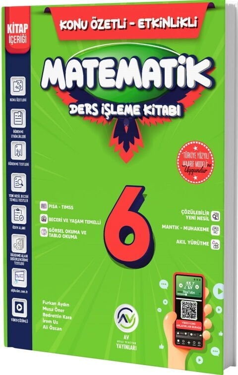 Av Yayınları 6. Sınıf Matematik Ders İşleme Kitabı