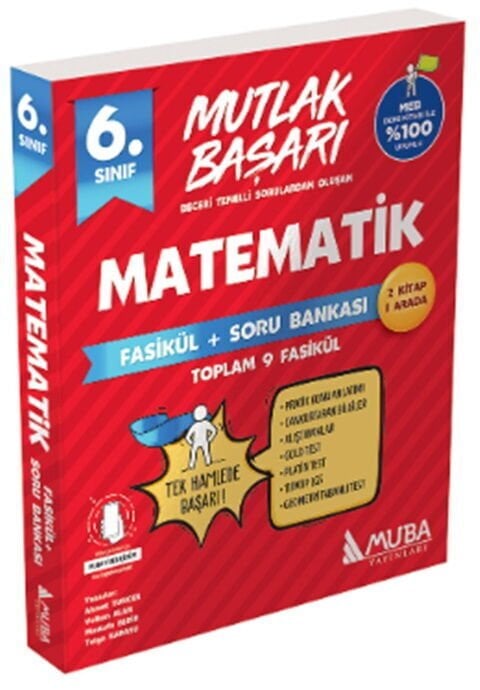 Muba Yayınları 6. Sınıf Matematik Fasikül Soru Bankası