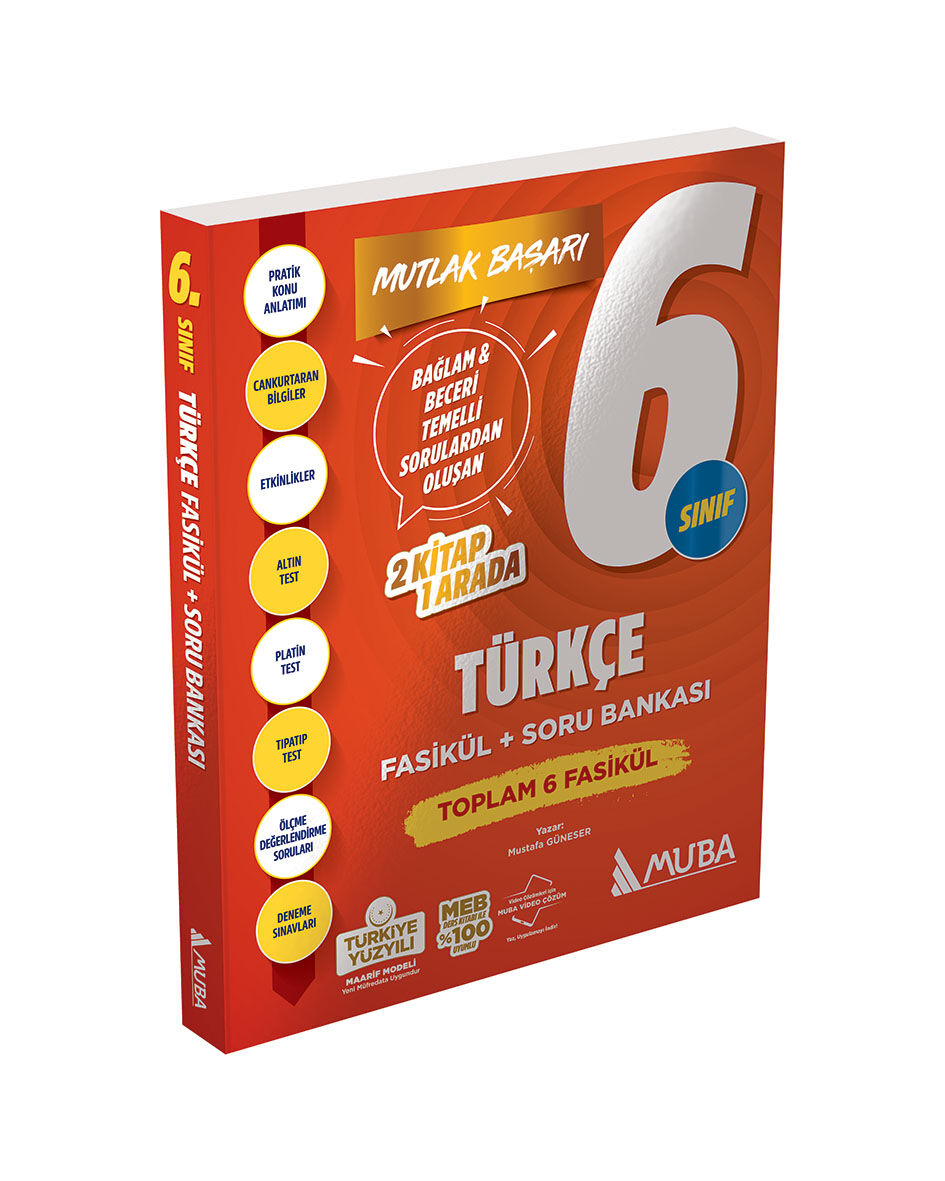 Muba Yayınları MB 6.Sınıf Türkçe Fasikül + Soru Bankası