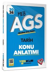 Yediiklim 2026 MEB-AGS Tarih Konu Anlatımı Yediiklim Yayınları
