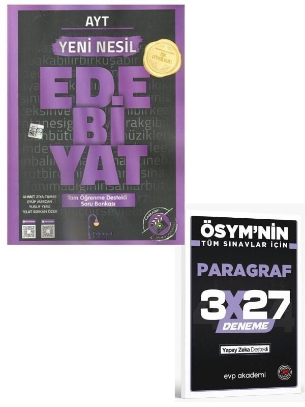 Edebiyat Sokağı 2027 AYT Edebiyat Soru Bankası+ EVP Akademi Paragraf