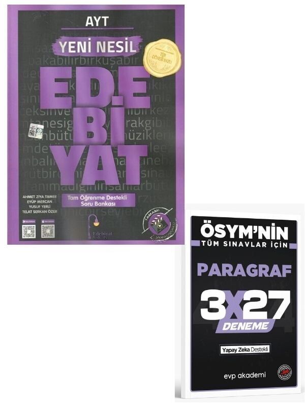 Edebiyat Sokağı 2027 AYT Edebiyat Soru Bankası+ EVP Akademi Paragraf