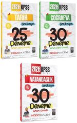 İndeks Akademi 2026 KPSS Tarih+Coğrafya+Vatandaşlık Simülasyon 85 Deneme 3 lü Set İndeks Akademi Yayıncılık