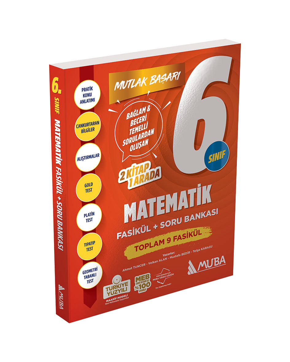 Muba Yayınları MB 6.Sınıf Matematik Fasikül+Soru Bankası