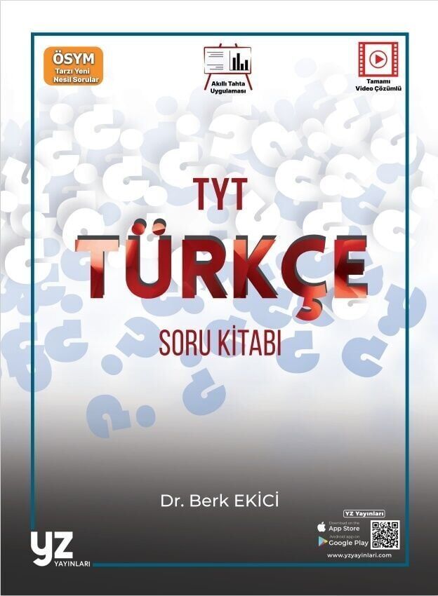 YZ Yayınları TYT Türkçe Soru Kitabı