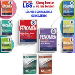 Fenomen LGS 2018-2025 Çıkmış Sorular ve İkiz Soruları + Anla Kazan Deneme Seti