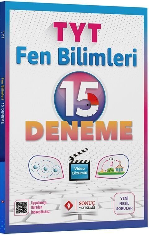Sonuç Yayınları TYT Fen Bilimleri 15 Deneme