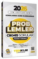 Yediiklim 2026 KPSS MEB-AGS ALES DGS Problemler Çıkmış Sorular Çözümlü Yediiklim Yayınları